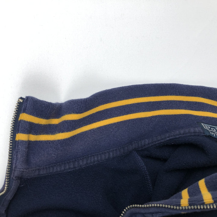 Ralph Lauren POLO by Ralph Lauren Half-Zip Sweatshirt, Men's XL cotton navy blue type Vintage Second Hand