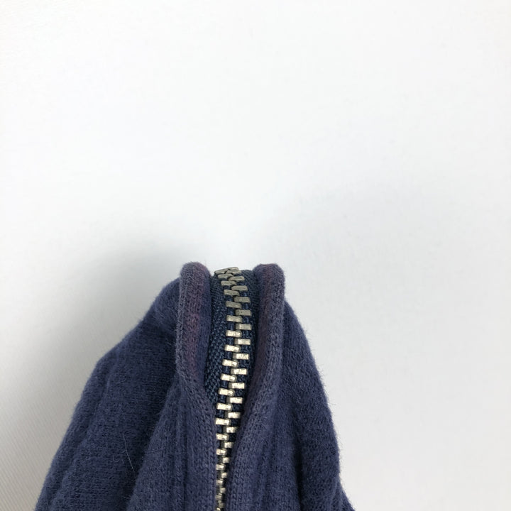 Ralph Lauren POLO by Ralph Lauren Half-Zip Sweatshirt, Men's XL cotton navy blue type Vintage Second Hand