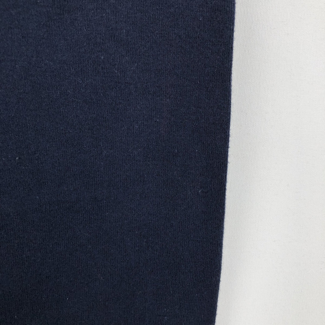 Ralph Lauren CHAPS Half-Zip Sweatshirt (Men's Size L) cotton navy blue type Vintage Second Hand