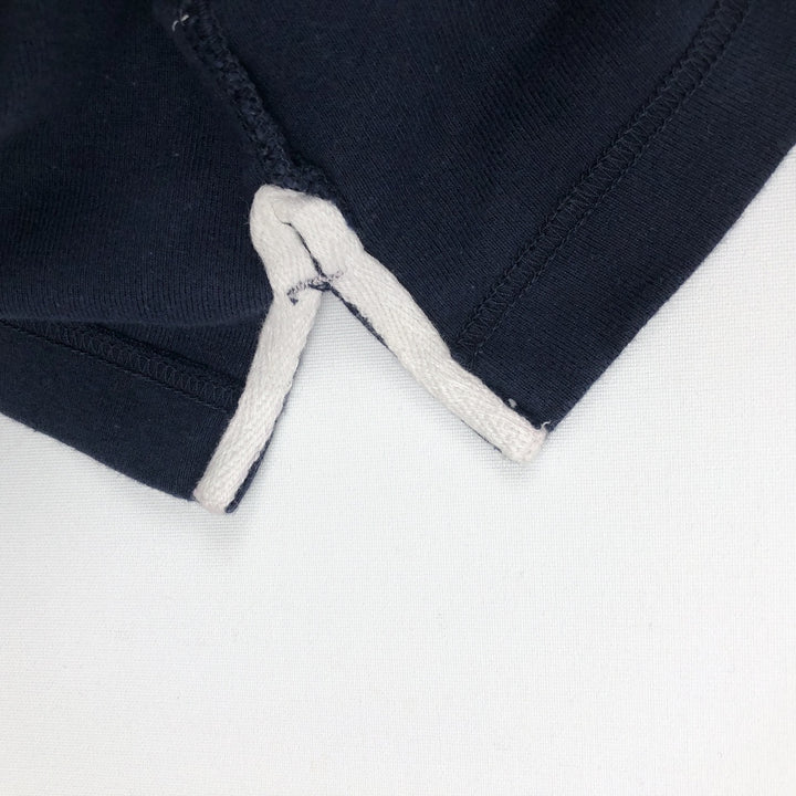 Ralph Lauren CHAPS Half-Zip Sweatshirt (Men's Size L) cotton navy blue type Vintage Second Hand