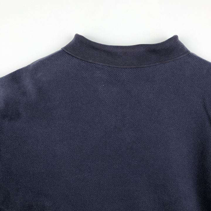 90'S GAP (Old GAP) Collared Half-Zip Sweatshirt, Men's Size XL (Equivalent), Vintage cotton navy blue type Vintage Second Hand