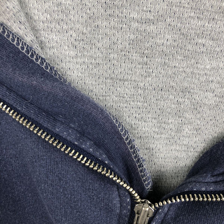 90'S GAP (Old GAP) Collared Half-Zip Sweatshirt, Men's Size XL (Equivalent), Vintage cotton navy blue type Vintage Second Hand