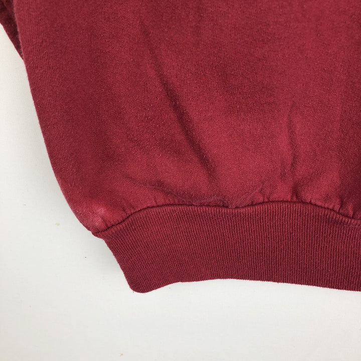 Hanes COMFORTBLEND NFL Washington Redskins print sweatshirt, made in USA, men's size L equivalent. cotton burgundy type Vintage Second Hand
