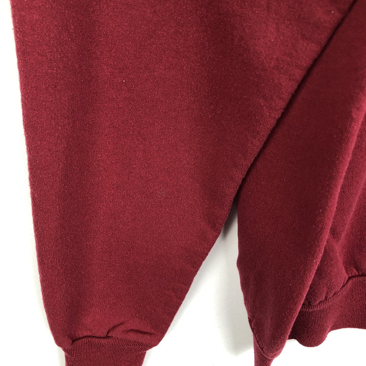 Hanes COMFORTBLEND NFL Washington Redskins print sweatshirt, made in USA, men's size L equivalent. cotton burgundy type Vintage Second Hand