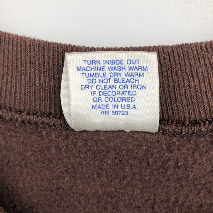 TRENCH NFL CLEVELAND BROWNS Cleveland Browns Sweatshirt, Made in USA, Men's XL equivalent, Vintage. polyester brown type Vintage Second Hand