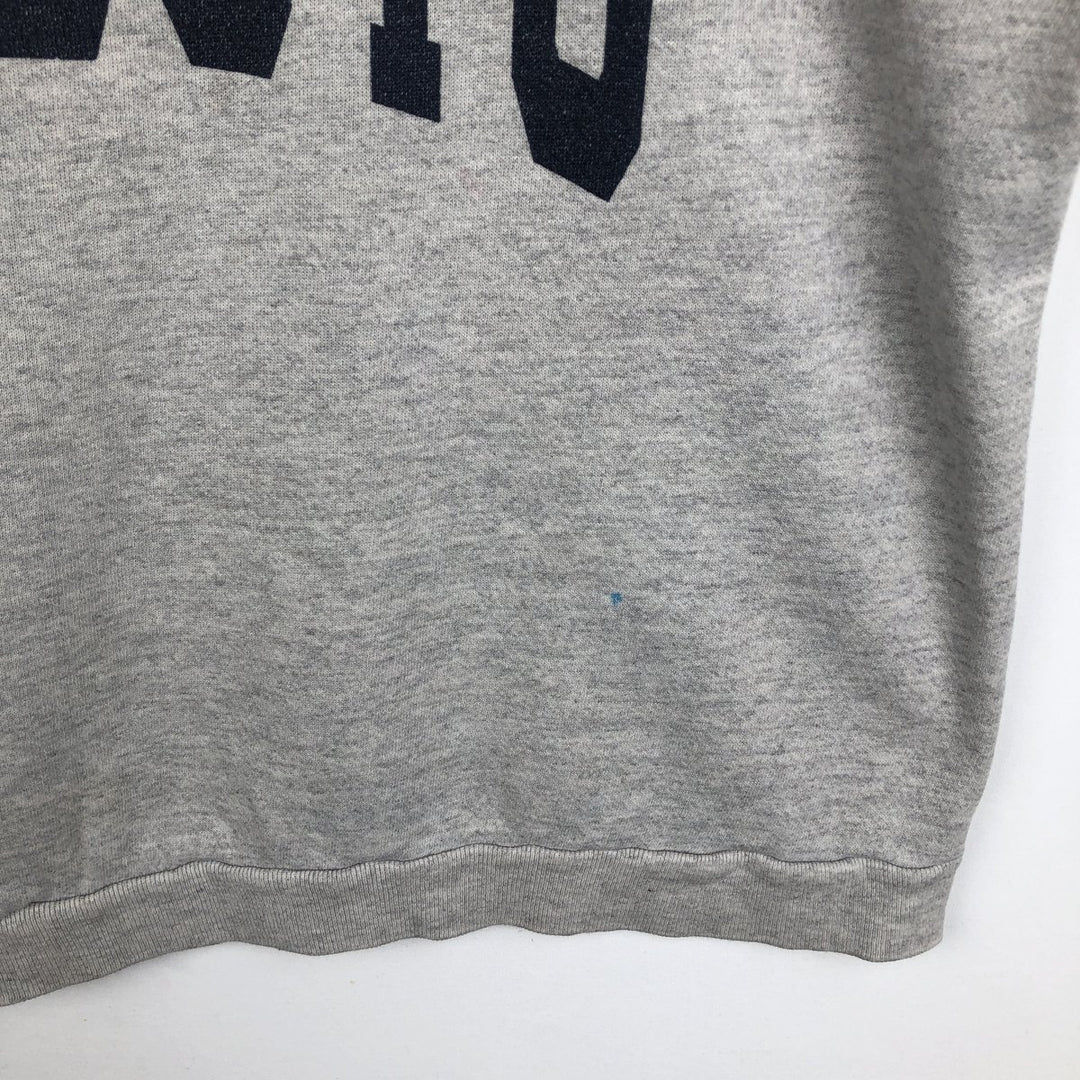 90'S Tultex NFL Dallas Cowboys Print Sweatshirt, Made in USA, Men's XL (approx.), Vintage cotton gray type Vintage Second Hand