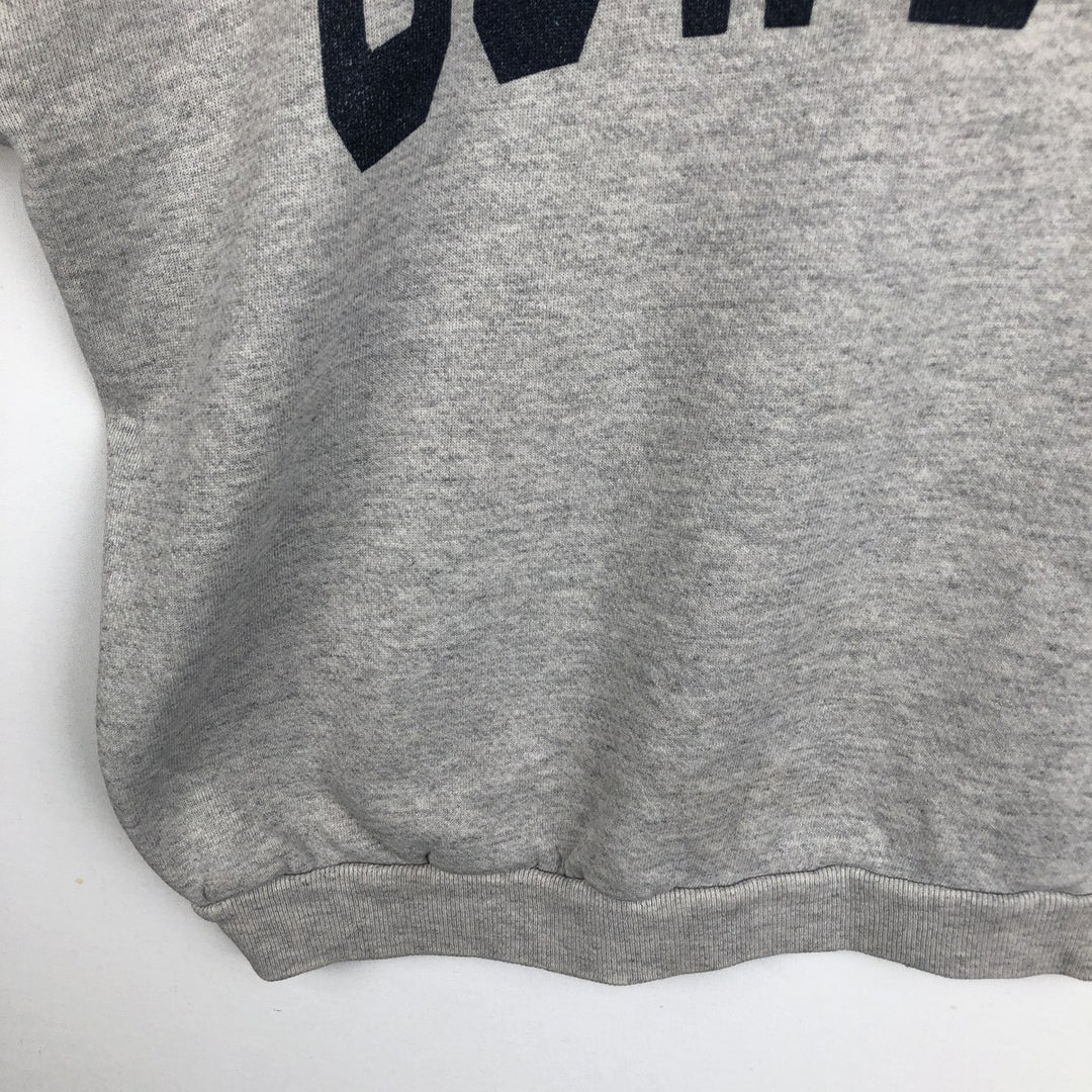 90'S Tultex NFL Dallas Cowboys Print Sweatshirt, Made in USA, Men's XL (approx.), Vintage cotton gray type Vintage Second Hand