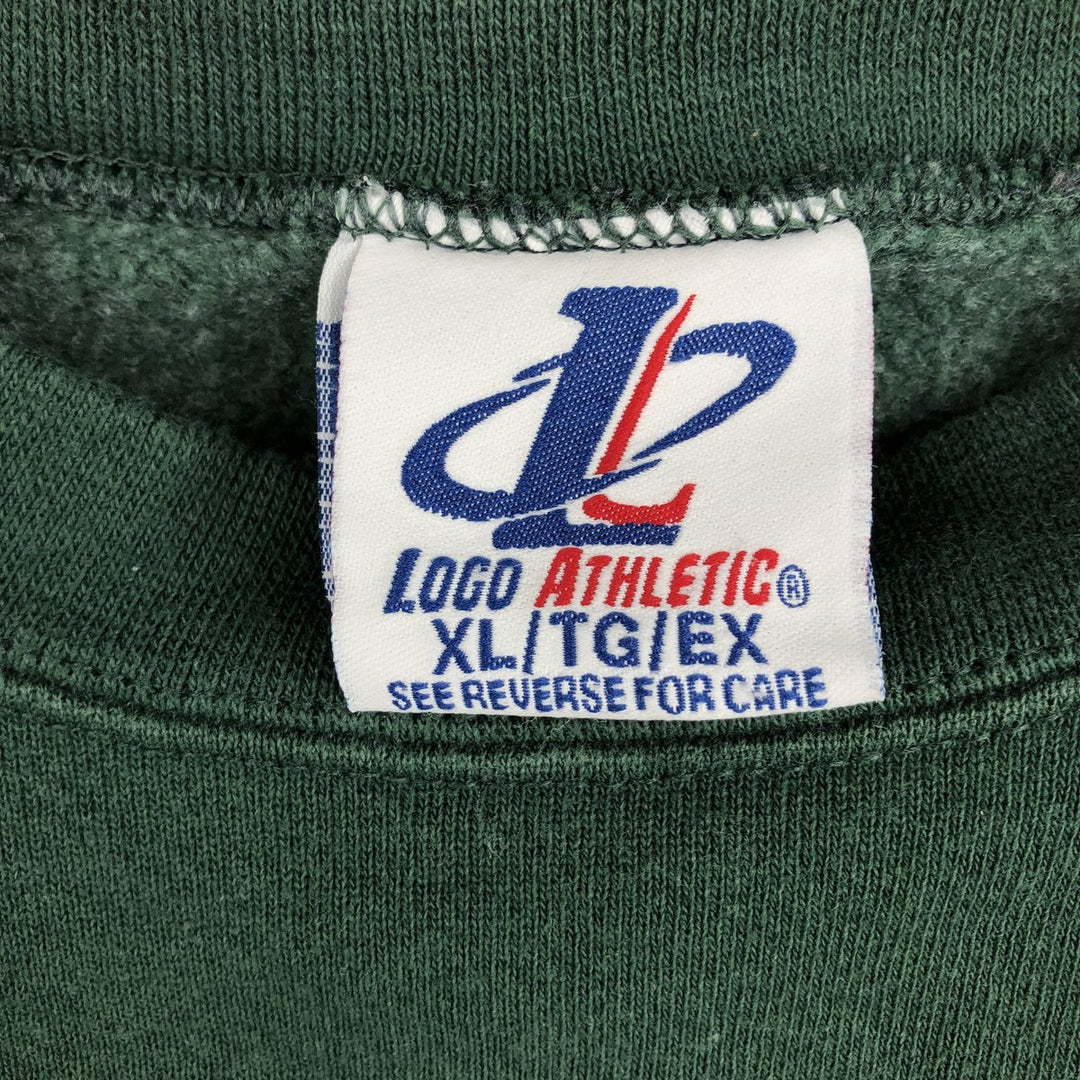 90'S JERSEYS NFL Green Bay Packers Print Sweatshirt, Made in USA, Men's XL equivalent, Vintage cotton green type Vintage Second Hand