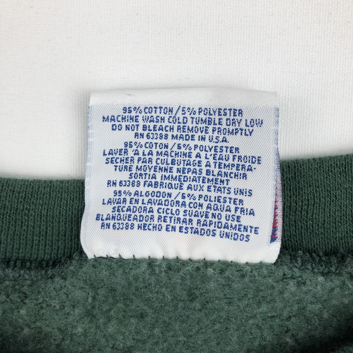 90'S JERSEYS NFL Green Bay Packers Print Sweatshirt, Made in USA, Men's XL equivalent, Vintage cotton green type Vintage Second Hand