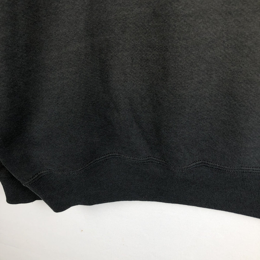 90'S Russell NFL Pittsburgh Steelers Print Sweatshirt, Made in USA, Men's Size XL (approx.) cotton black type Vintage Second Hand