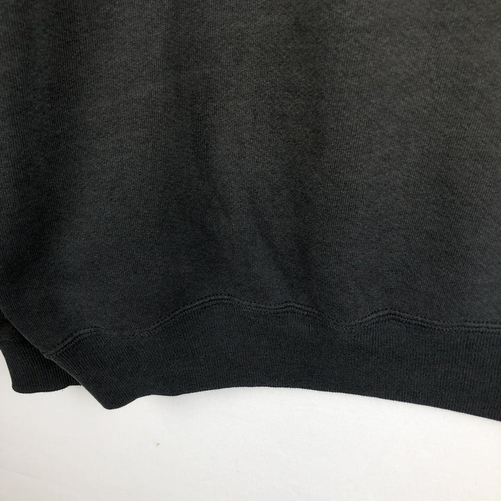 90'S Russell NFL Pittsburgh Steelers Print Sweatshirt, Made in USA, Men's Size XL (approx.) cotton black type Vintage Second Hand