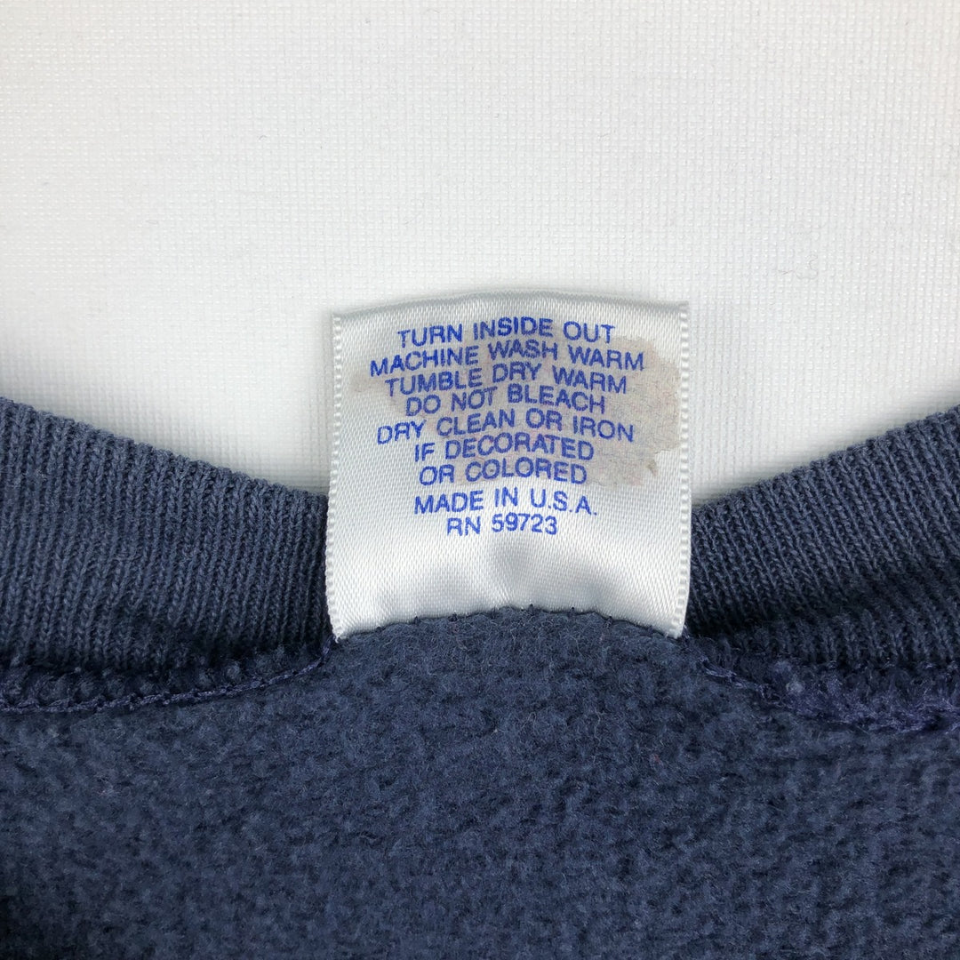 90'S TRENCH NFL Chicago Bears Print Sweatshirt, Made in USA, Men's Size L (Equivalent), Vintage polyester navy blue type Vintage Second Hand