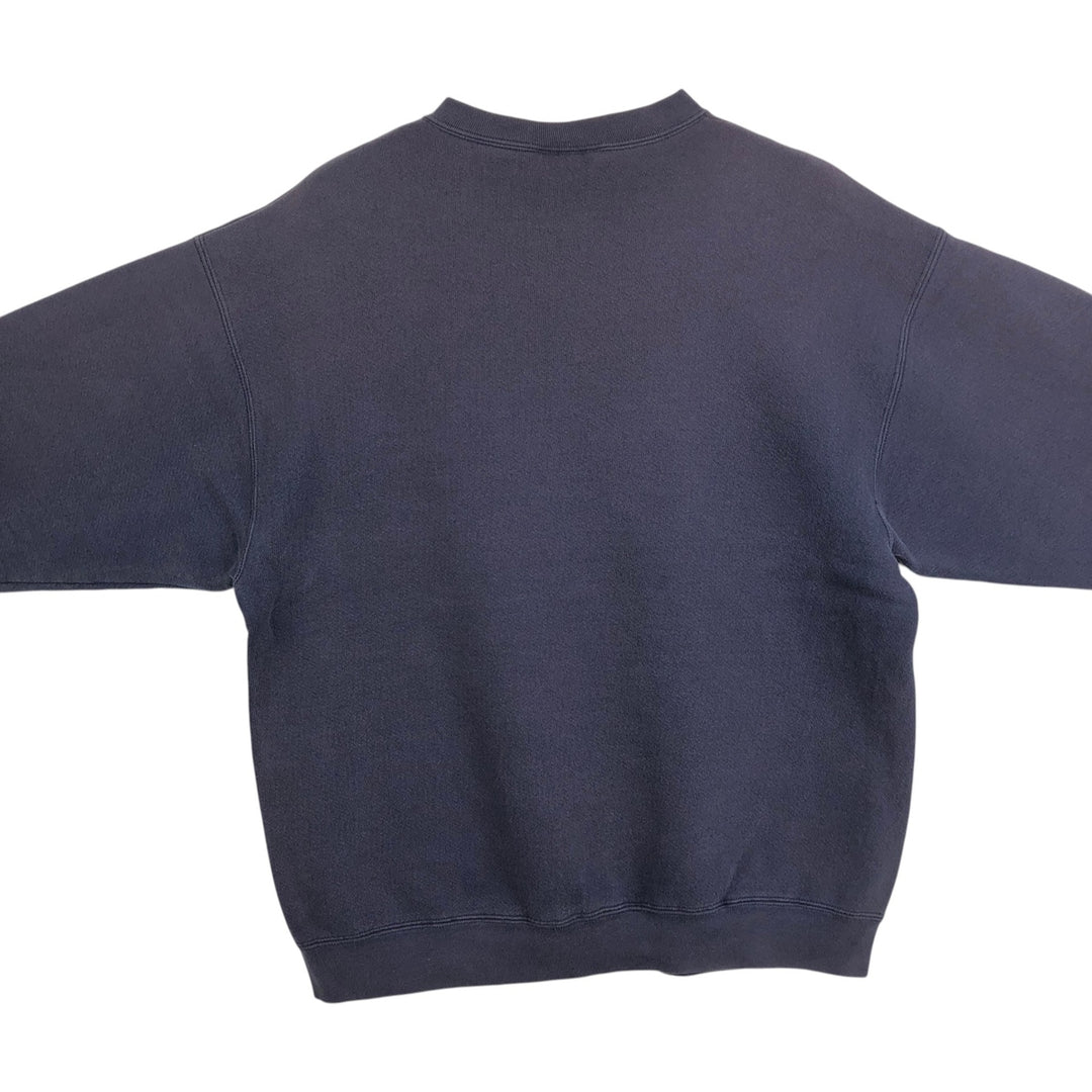 MLB New York Yankees sweatshirt, men's size L (approx.) unclear navy blue type Vintage Second Hand