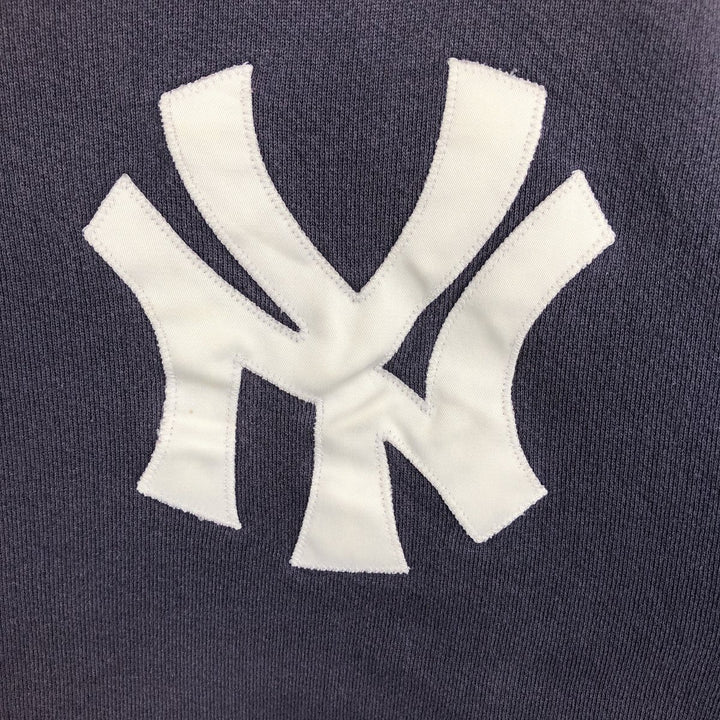 MLB New York Yankees sweatshirt, men's size L (approx.) unclear navy blue type Vintage Second Hand