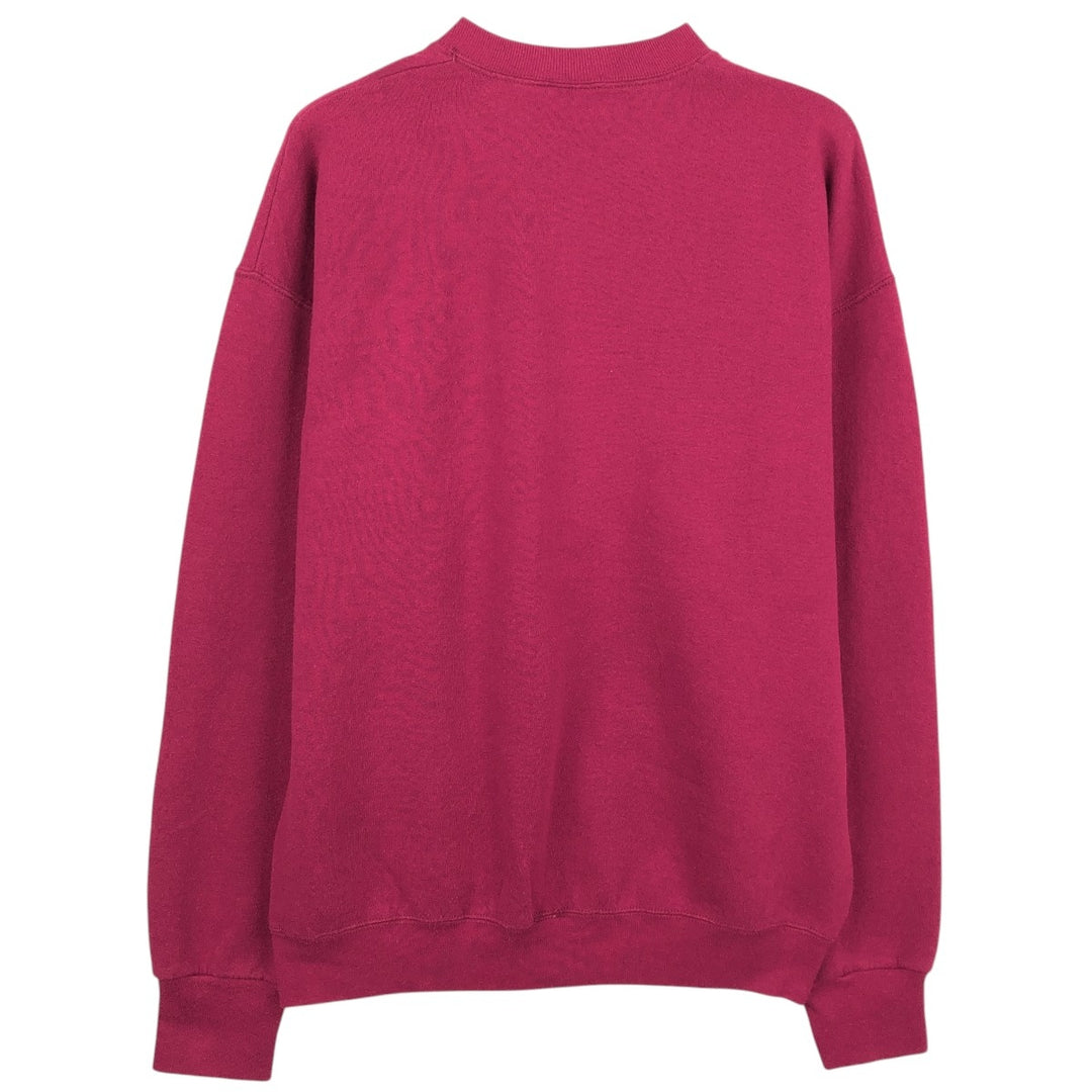 2000'S Fruit of the Loom print sweatshirt, men's size L cotton Red type red-purple Vintage Second Hand
