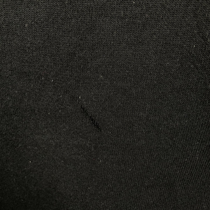 80'S Hanes Blue Tag Message Print Sweatshirt, Made in USA, Men's Size L (approx.), Vintage cotton black type Vintage Second Hand