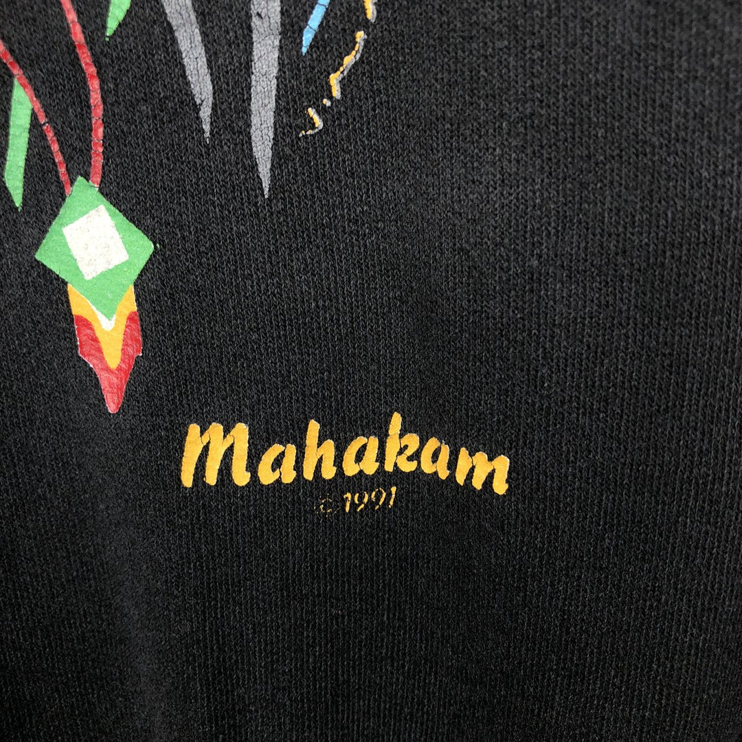 Vintage 90'S NON-FICTION printed sweatshirt, made in Canada, men's size XL cotton black type Vintage Second Hand