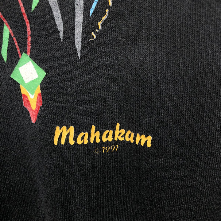 Vintage 90'S NON-FICTION printed sweatshirt, made in Canada, men's size XL cotton black type Vintage Second Hand