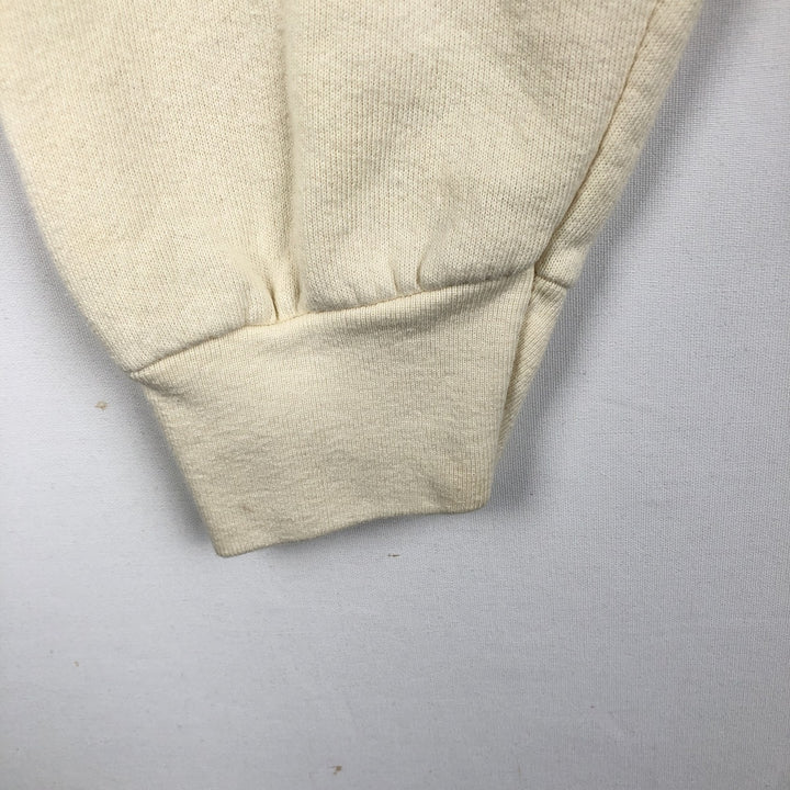 90'S Fruit of the Loom Floral Sunflower Pattern Print Sweatshirt, Made in USA, Men's Size L (approx.), Vintage cotton unbleached Vintage Second Hand