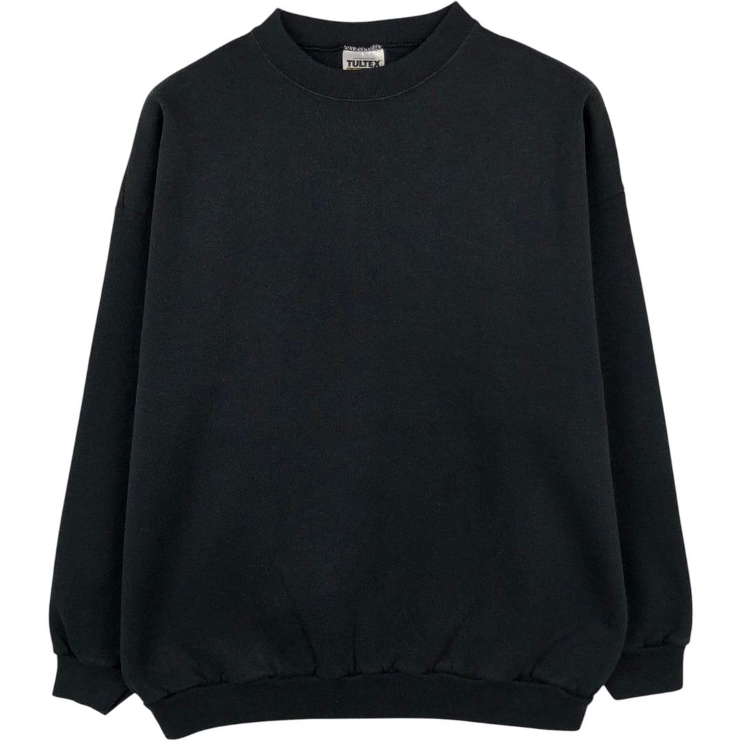 Vintage 90'S Tultex blank sweatshirt, made in the USA, men's size XL. cotton black type Vintage Second Hand