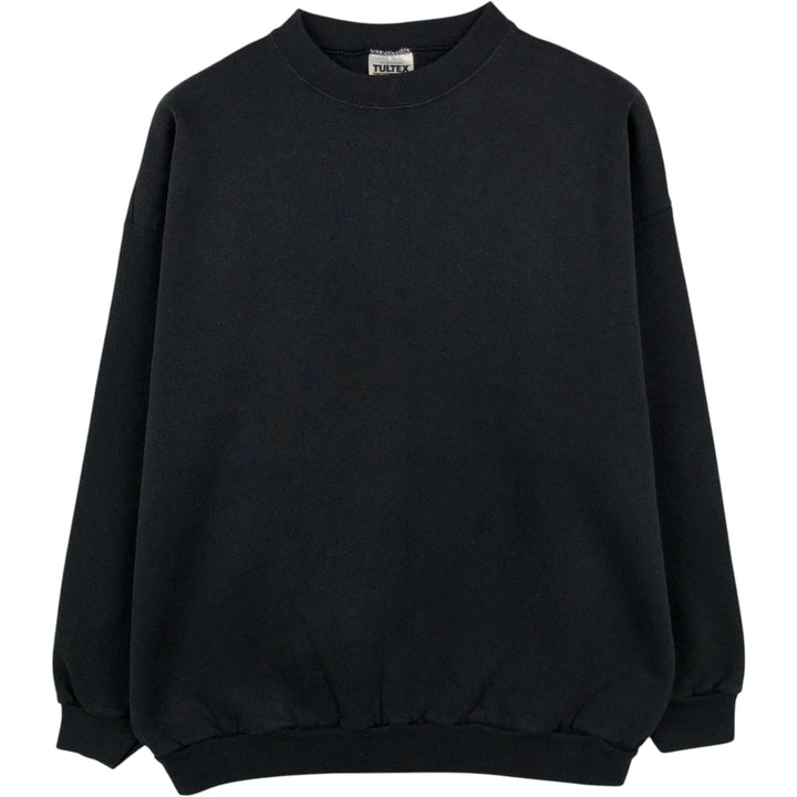 Vintage 90'S Tultex blank sweatshirt, made in the USA, men's size XL. cotton black type Vintage Second Hand