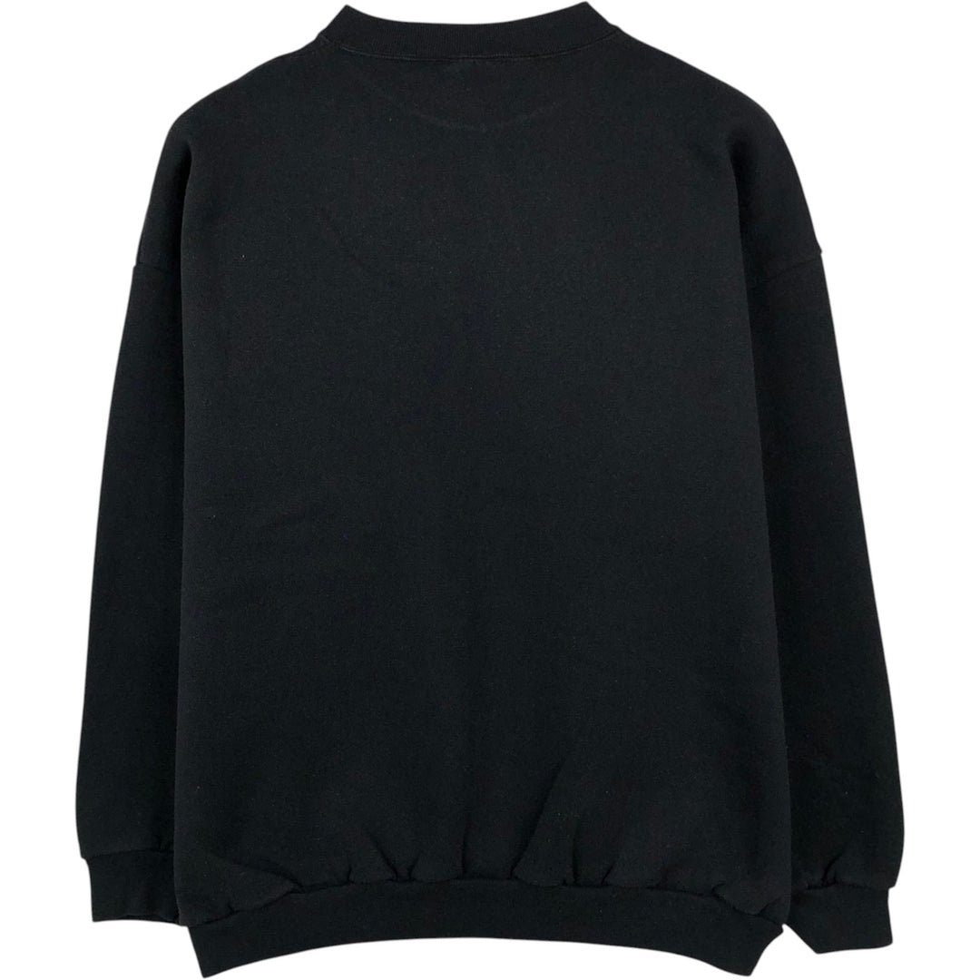 Vintage 90'S Tultex blank sweatshirt, made in the USA, men's size XL. cotton black type Vintage Second Hand