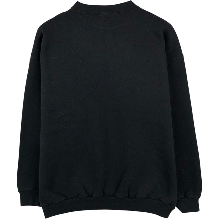 Vintage 90'S Tultex blank sweatshirt, made in the USA, men's size XL. cotton black type Vintage Second Hand