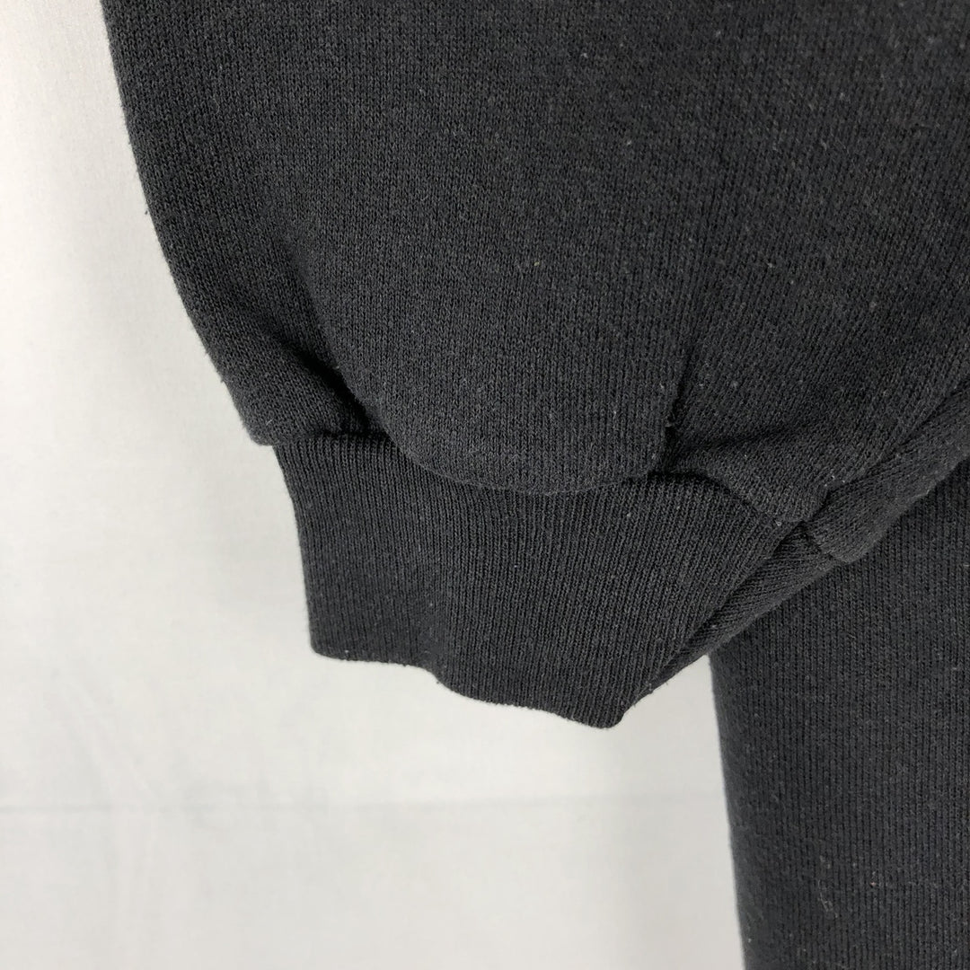 Vintage 90'S Tultex blank sweatshirt, made in the USA, men's size XL. cotton black type Vintage Second Hand