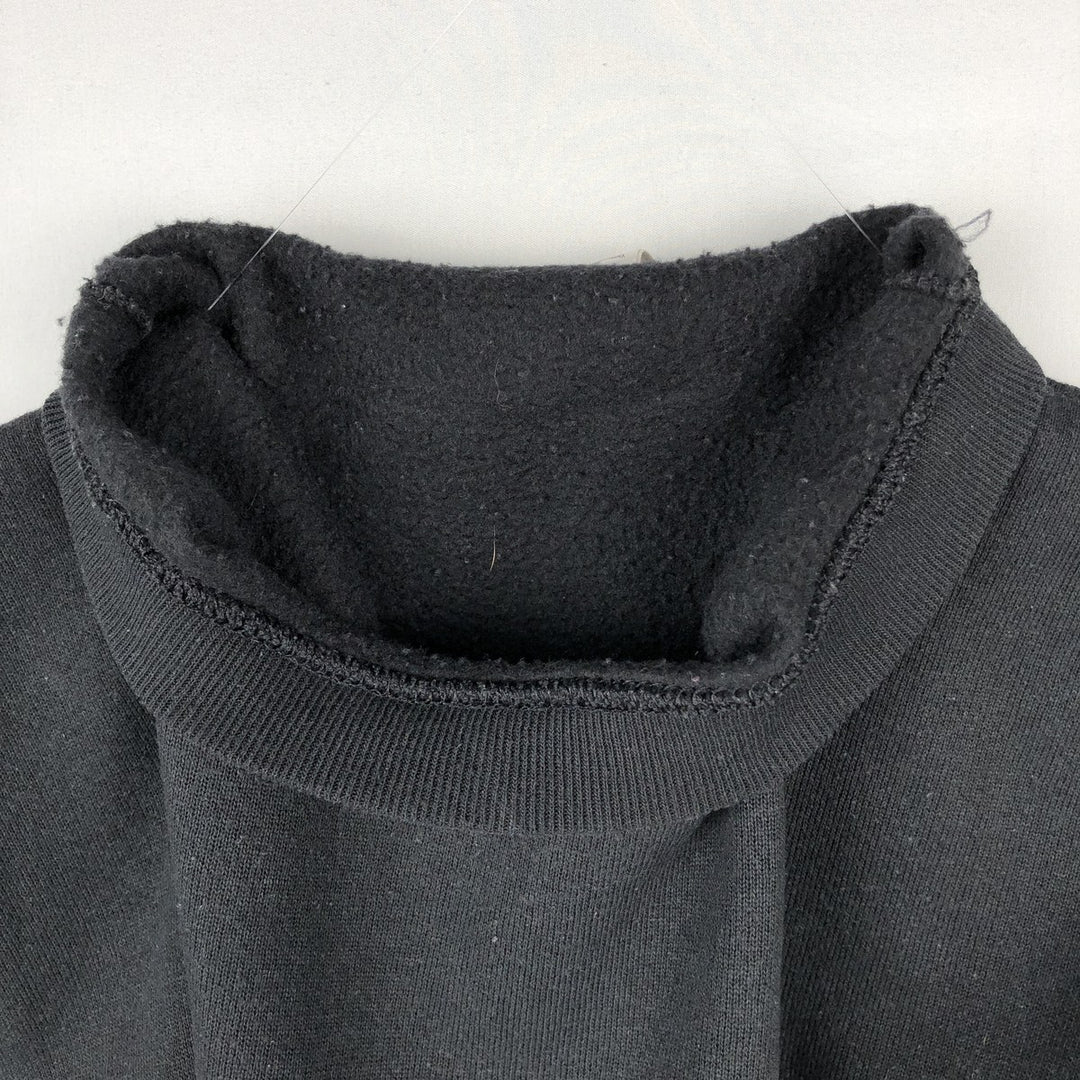 Vintage 90'S Tultex blank sweatshirt, made in the USA, men's size XL. cotton black type Vintage Second Hand
