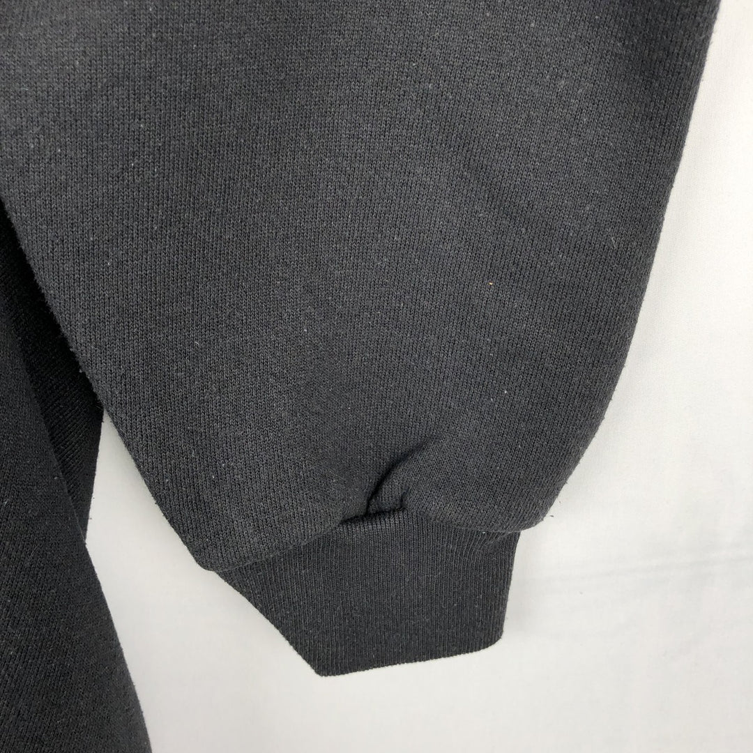 Vintage 90'S Tultex blank sweatshirt, made in the USA, men's size XL. cotton black type Vintage Second Hand