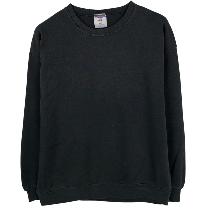 90'S Jerzees Plain Blank Sweatshirt Trainer Made in USA Men's XL Vintage cotton black type Vintage Second Hand