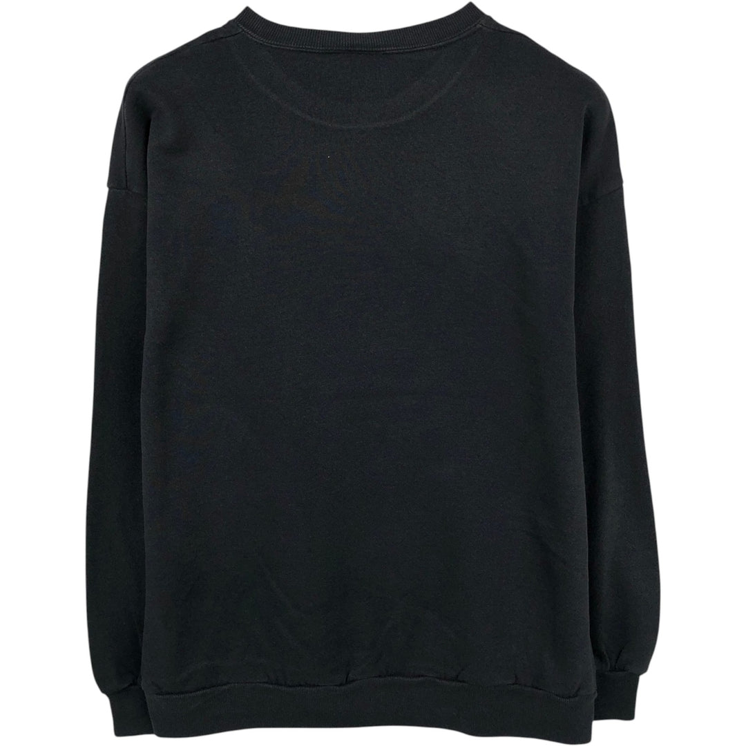 90'S Jerzees Plain Blank Sweatshirt Trainer Made in USA Men's XL Vintage cotton black type Vintage Second Hand