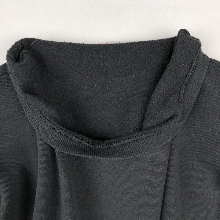 90'S Jerzees Plain Blank Sweatshirt Trainer Made in USA Men's XL Vintage cotton black type Vintage Second Hand
