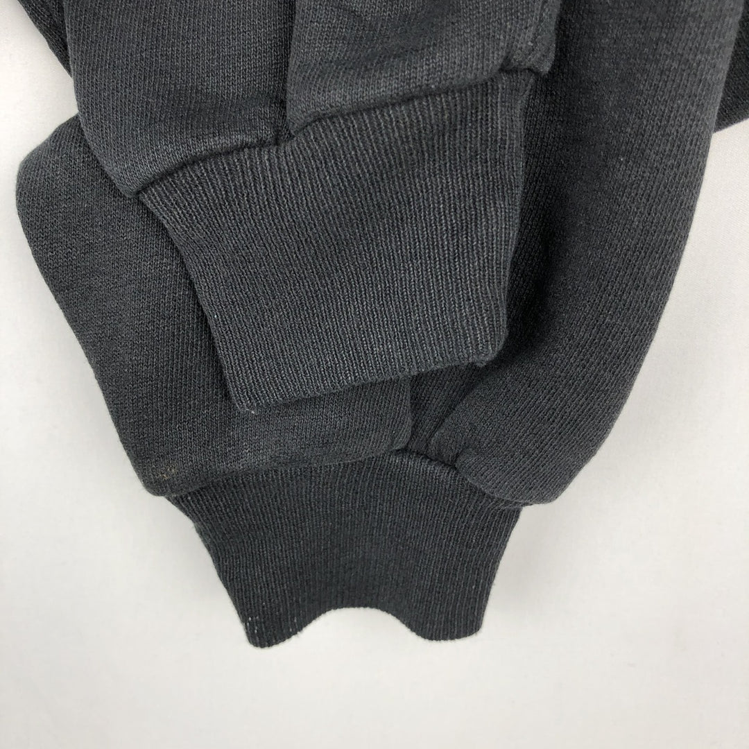 90'S Jerzees Plain Blank Sweatshirt Trainer Made in USA Men's XL Vintage cotton black type Vintage Second Hand