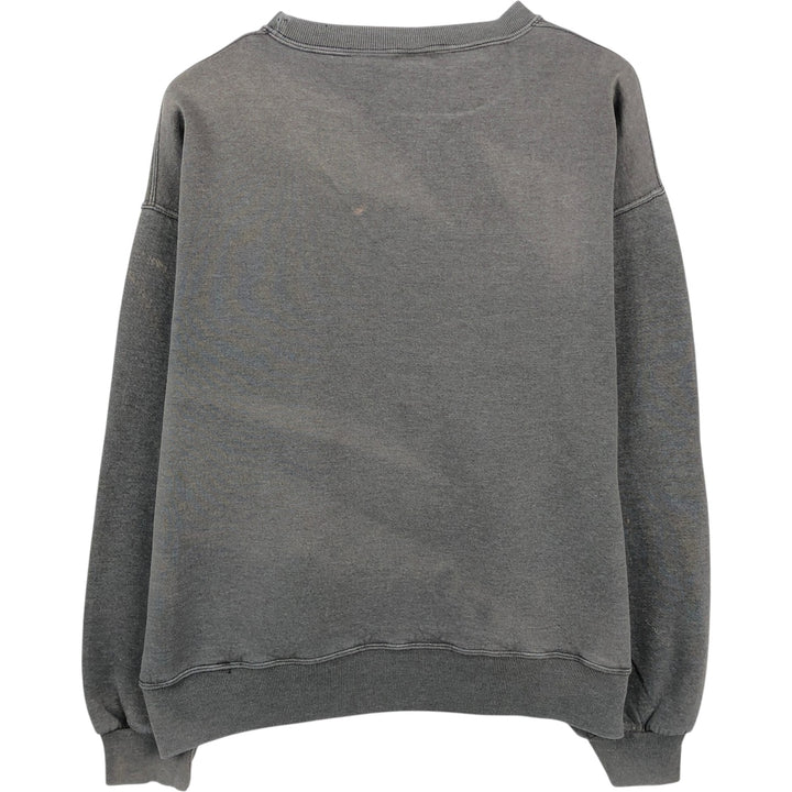 90'S Russell plain blank sweatshirt, sweatshirt, men's size L, vintage cotton gray type Vintage Second Hand