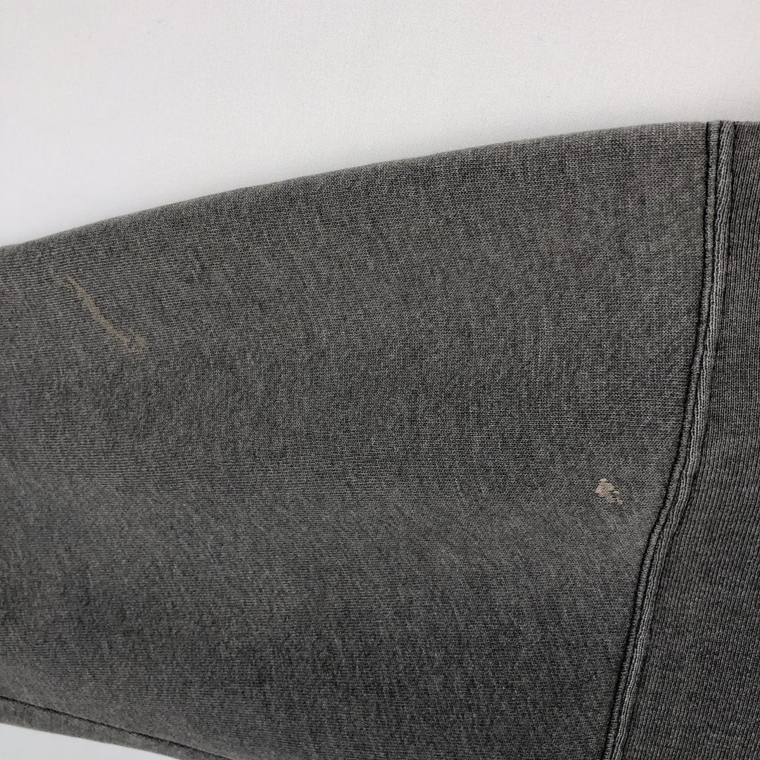90'S Russell plain blank sweatshirt, sweatshirt, men's size L, vintage cotton gray type Vintage Second Hand