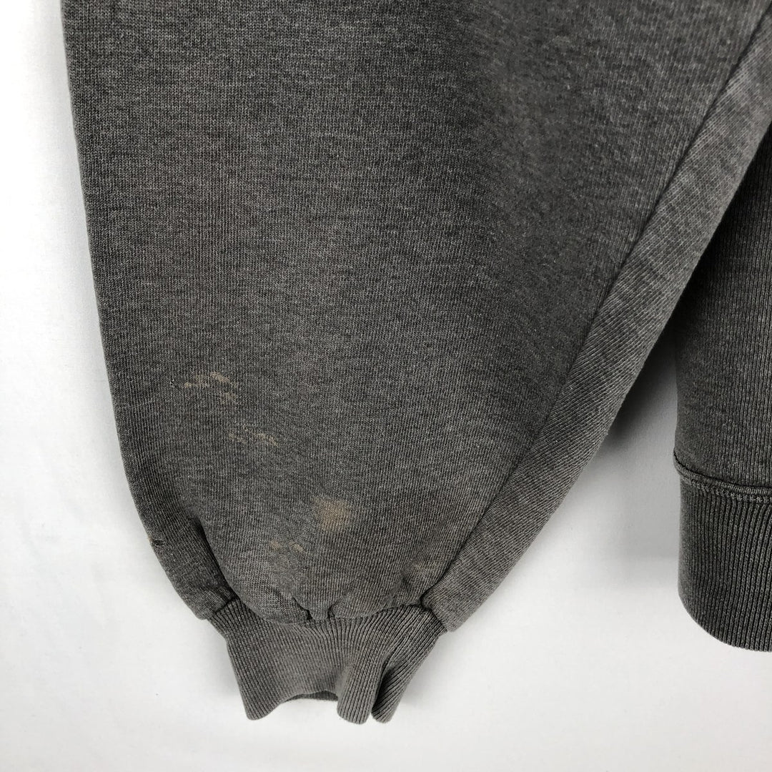 90'S Russell plain blank sweatshirt, sweatshirt, men's size L, vintage cotton gray type Vintage Second Hand
