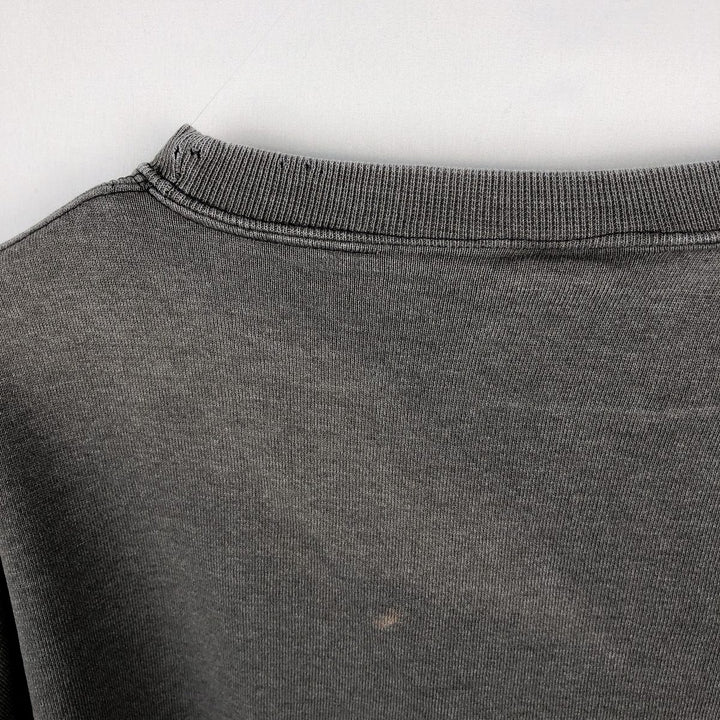90'S Russell plain blank sweatshirt, sweatshirt, men's size L, vintage cotton gray type Vintage Second Hand