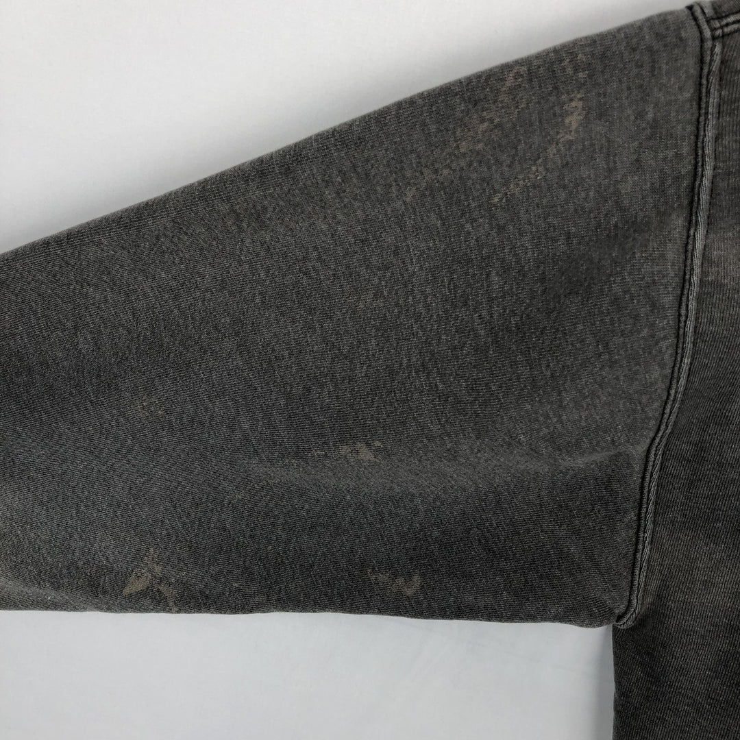 90'S Russell plain blank sweatshirt, sweatshirt, men's size L, vintage cotton gray type Vintage Second Hand