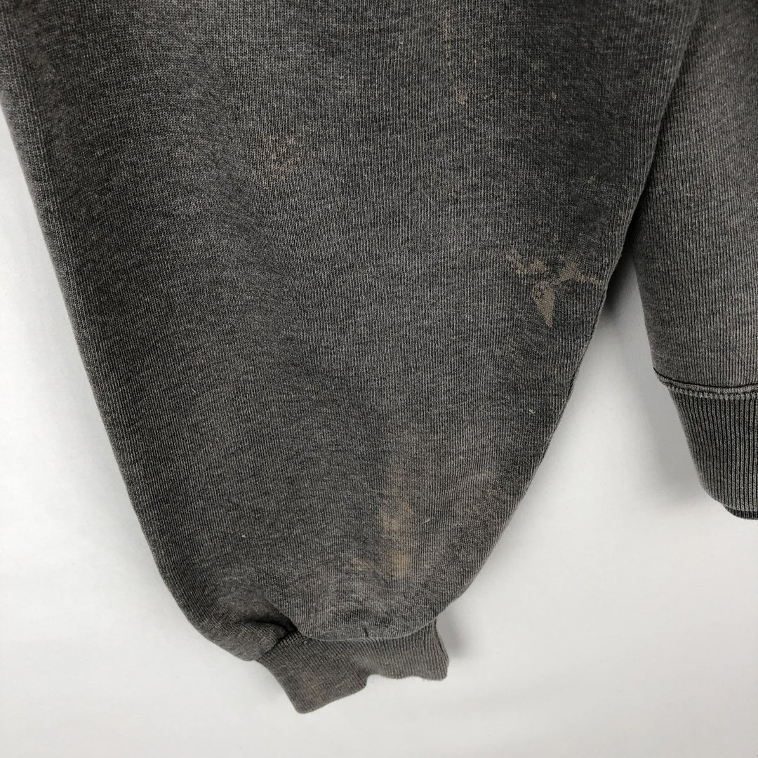 90'S Russell plain blank sweatshirt, sweatshirt, men's size L, vintage cotton gray type Vintage Second Hand