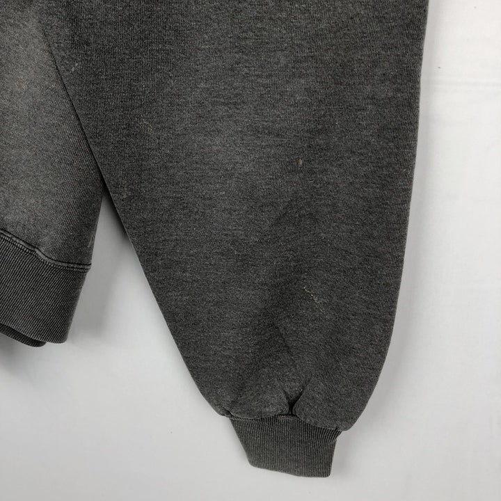 90'S Russell plain blank sweatshirt, sweatshirt, men's size L, vintage cotton gray type Vintage Second Hand