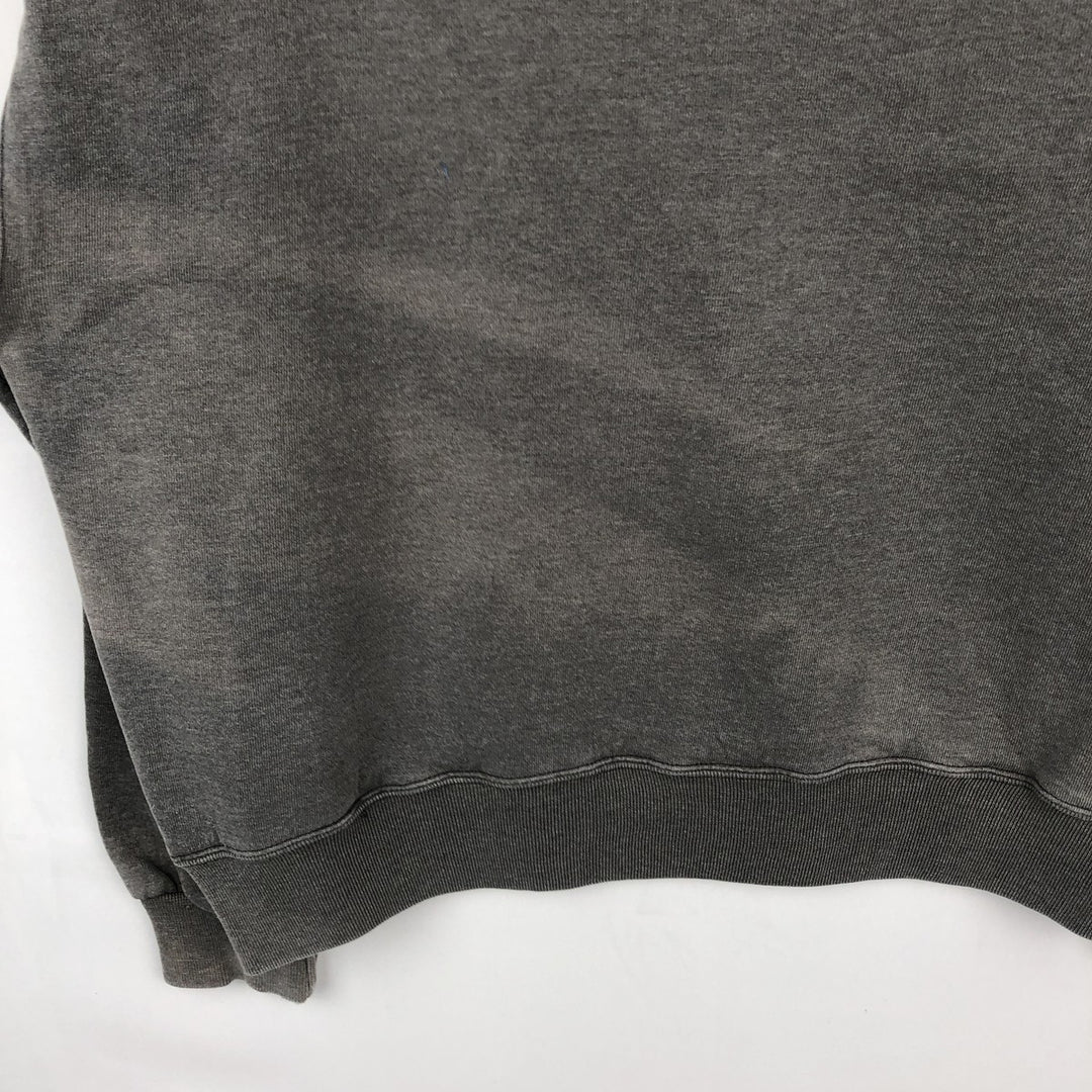 90'S Russell plain blank sweatshirt, sweatshirt, men's size L, vintage cotton gray type Vintage Second Hand