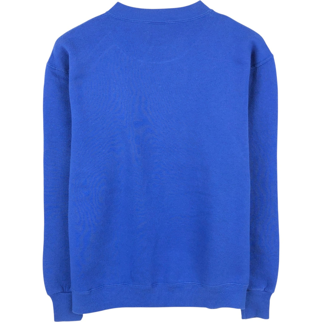 90'S Russell plain blank sweatshirt, sweatshirt, made in USA, men's size M, vintage cotton blue type Vintage Second Hand