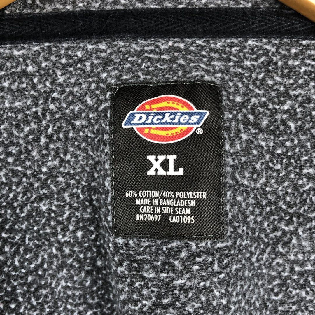 Dickies Sweat Full Zip Hoodie Men's XL cotton gray type Vintage Second Hand