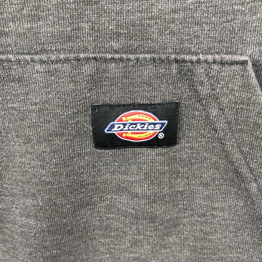 Dickies Sweat Full Zip Hoodie Men's XL cotton gray type Vintage Second Hand
