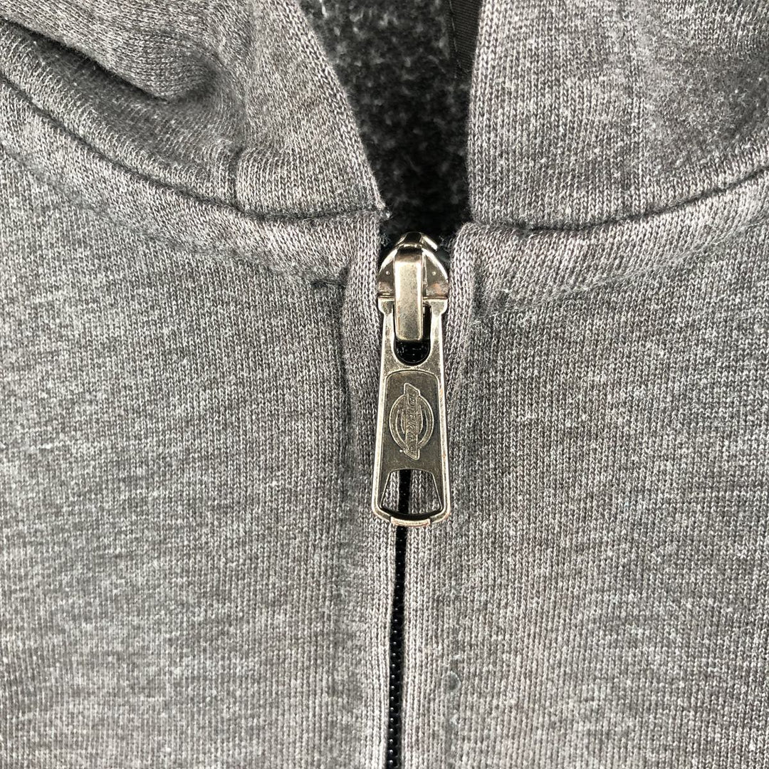 Dickies Sweat Full Zip Hoodie Men's XL cotton gray type Vintage Second Hand