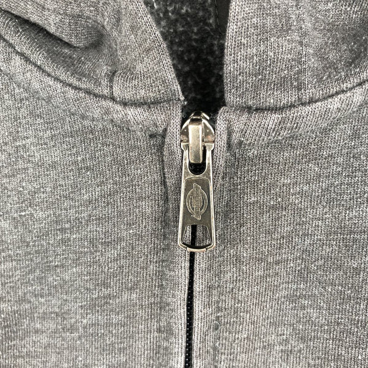Dickies Sweat Full Zip Hoodie Men's XL cotton gray type Vintage Second Hand