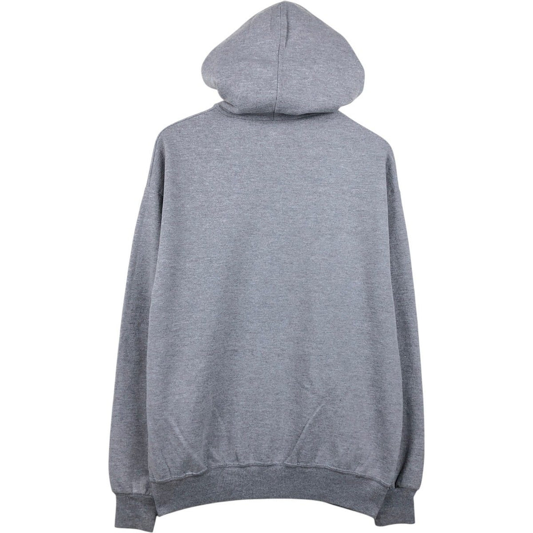 Vintage 90s-00'S Jerzees full-zip sweatshirt hoodie, size L, men's polyester gray type Vintage Second Hand