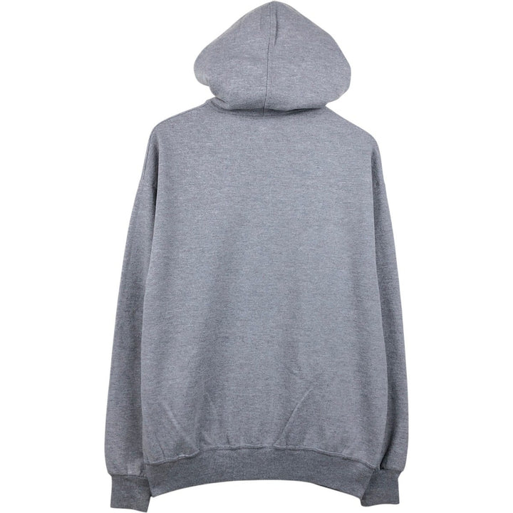 Vintage 90s-00'S Jerzees full-zip sweatshirt hoodie, size L, men's polyester gray type Vintage Second Hand