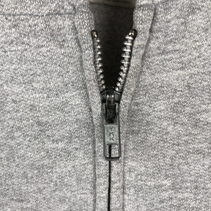 Vintage 90s-00'S Jerzees full-zip sweatshirt hoodie, size L, men's polyester gray type Vintage Second Hand